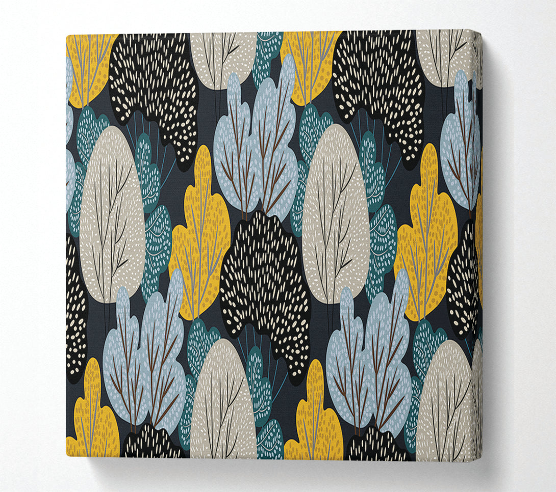  A Canvas Print of Trees Of Pattern And Colour Canvas Print