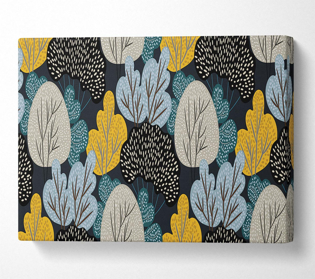  A Canvas Print of Trees Of Pattern And Colour Canvas Print