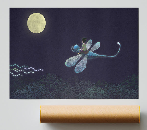 Riding On The Dragonfly Poster