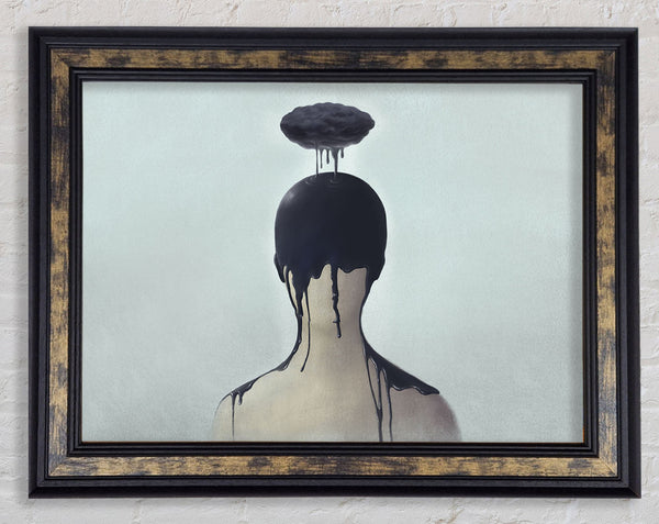 Clouds Of Ink Framed Print
