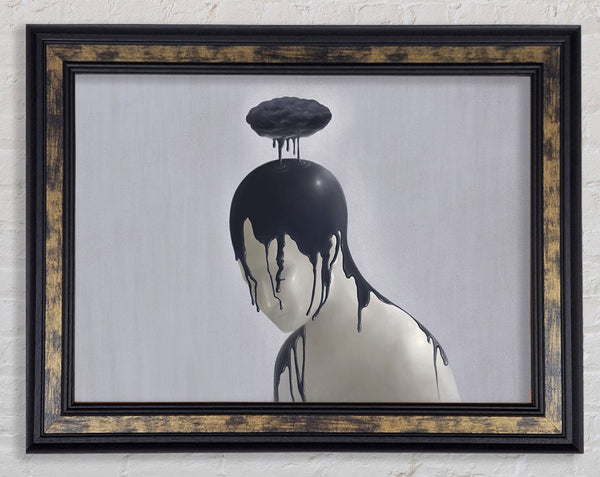Clouds Of Ink 2 Framed Print