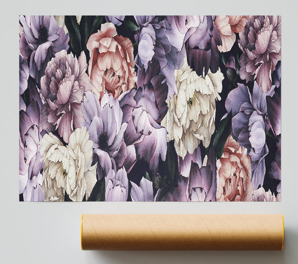 Carnation Petal Cluster Giclee Print