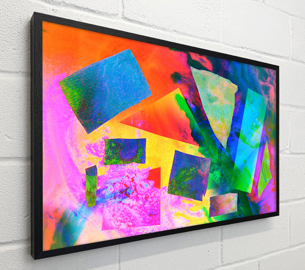 Neon Shapes In Paint