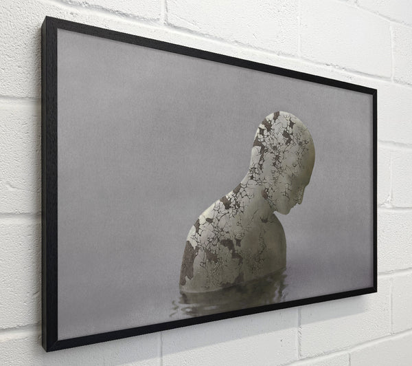 Eroded Statue In Water