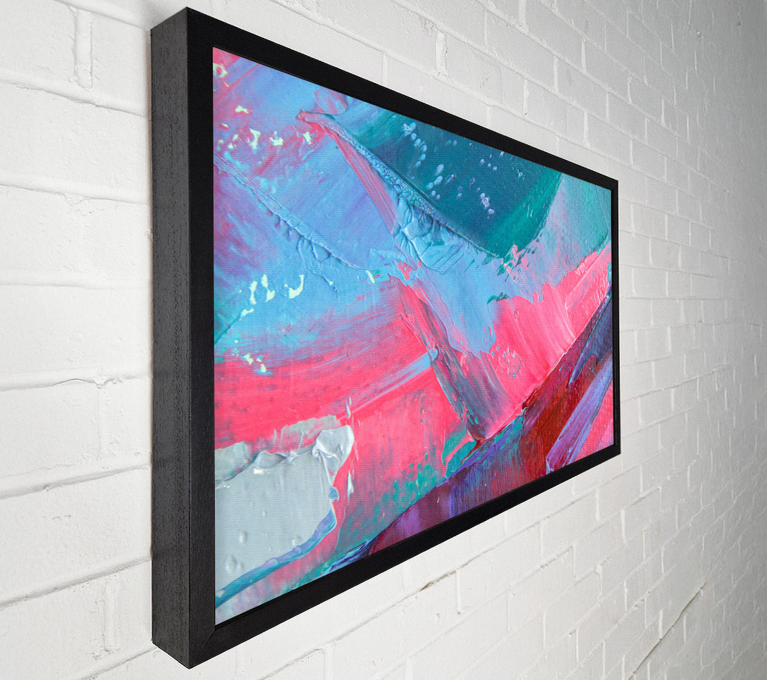  A Canvas Print of Paint Dab Washed Canvas Art