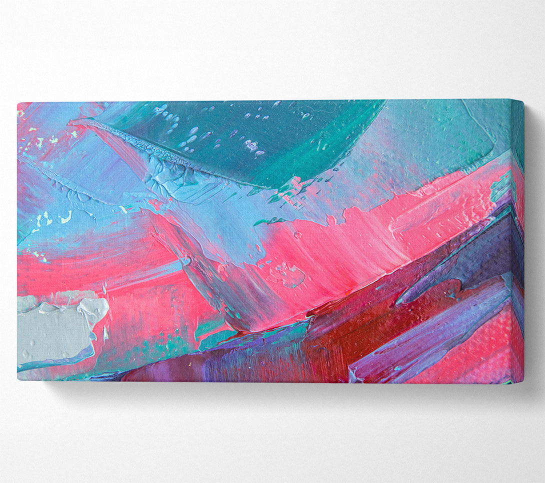  A Canvas Print of Paint Dab Washed Canvas Art