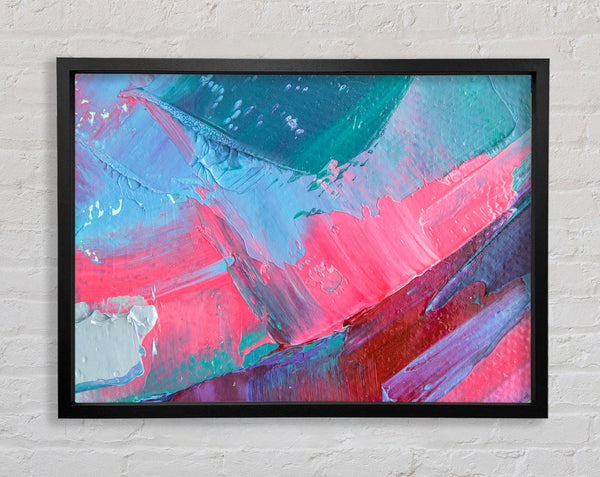 Paint Dab Washed Framed Print