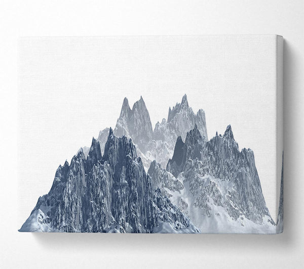  A Canvas Print of The Shards Of Mountain Canvas Art