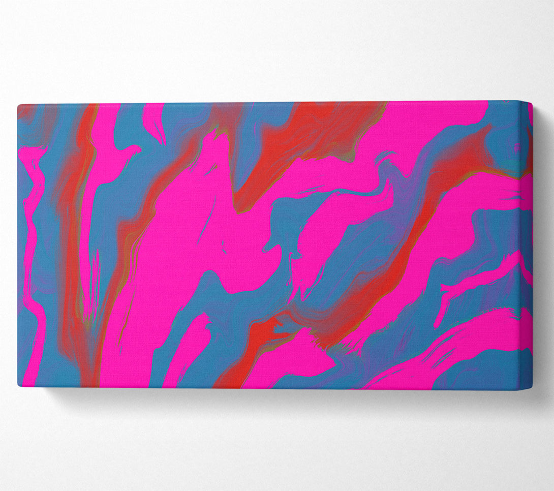 A Canvas Print of Neon Pink Strikes Canvas Art