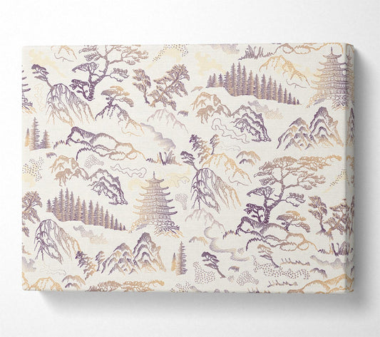 The Ethnic Forest Canvas Wall Art