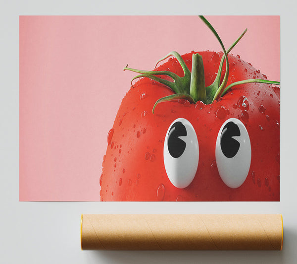 Tomato Stare Poster