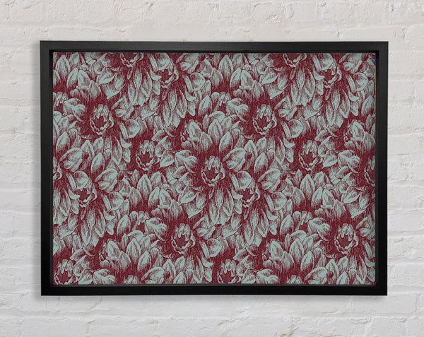 Die dunkelbraune Blume