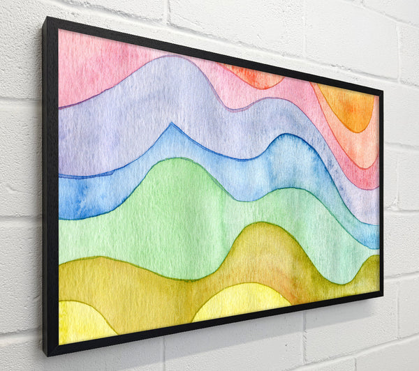 Flow Of The Colour Water