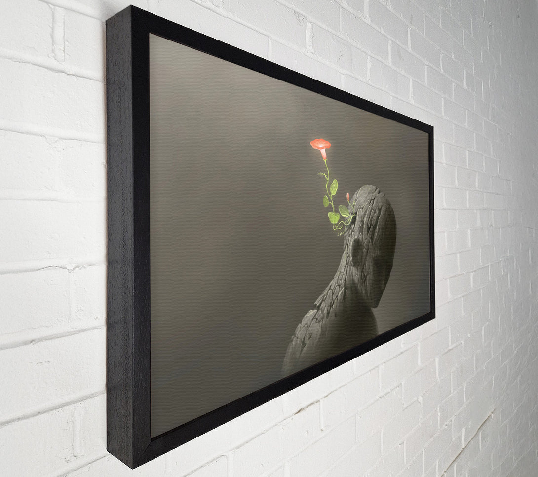  A Canvas Print of The Flower From The Concrete Man Canvas Art