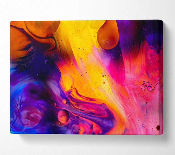  A Canvas Print of Lava And Cool Flow Canvas Art