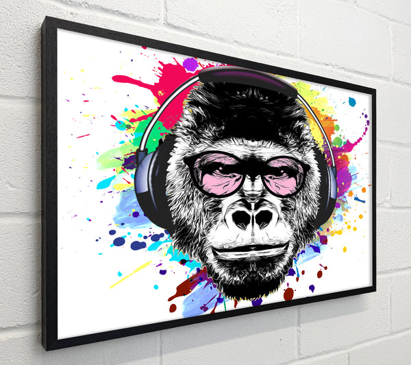 Gorilla Glasses Paint Splatter