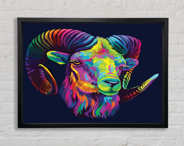 Die gehörnte Ziege Vibrant