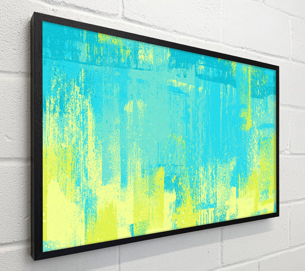 Vivid Blue Aqua Paint