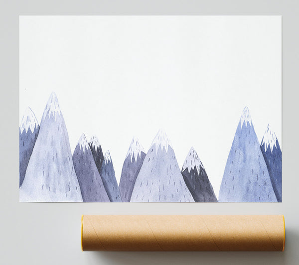 The Mountain Top Triangles Poster