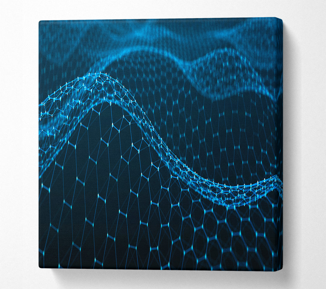  A Canvas Print of The Waves Of Technology Canvas Print