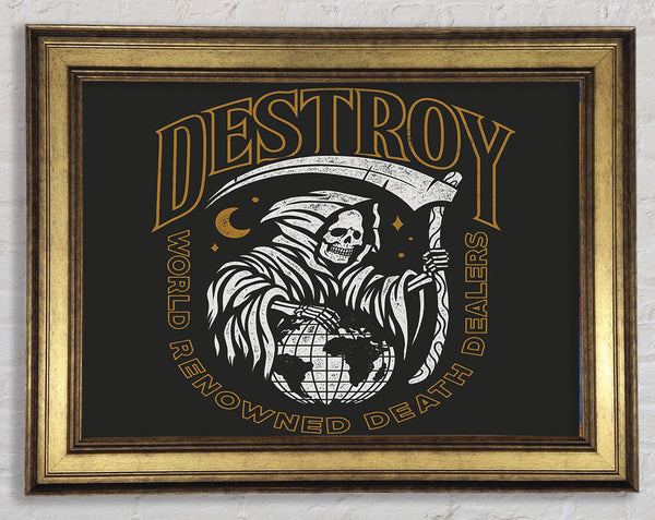 Destroy Tattoo Framed Print