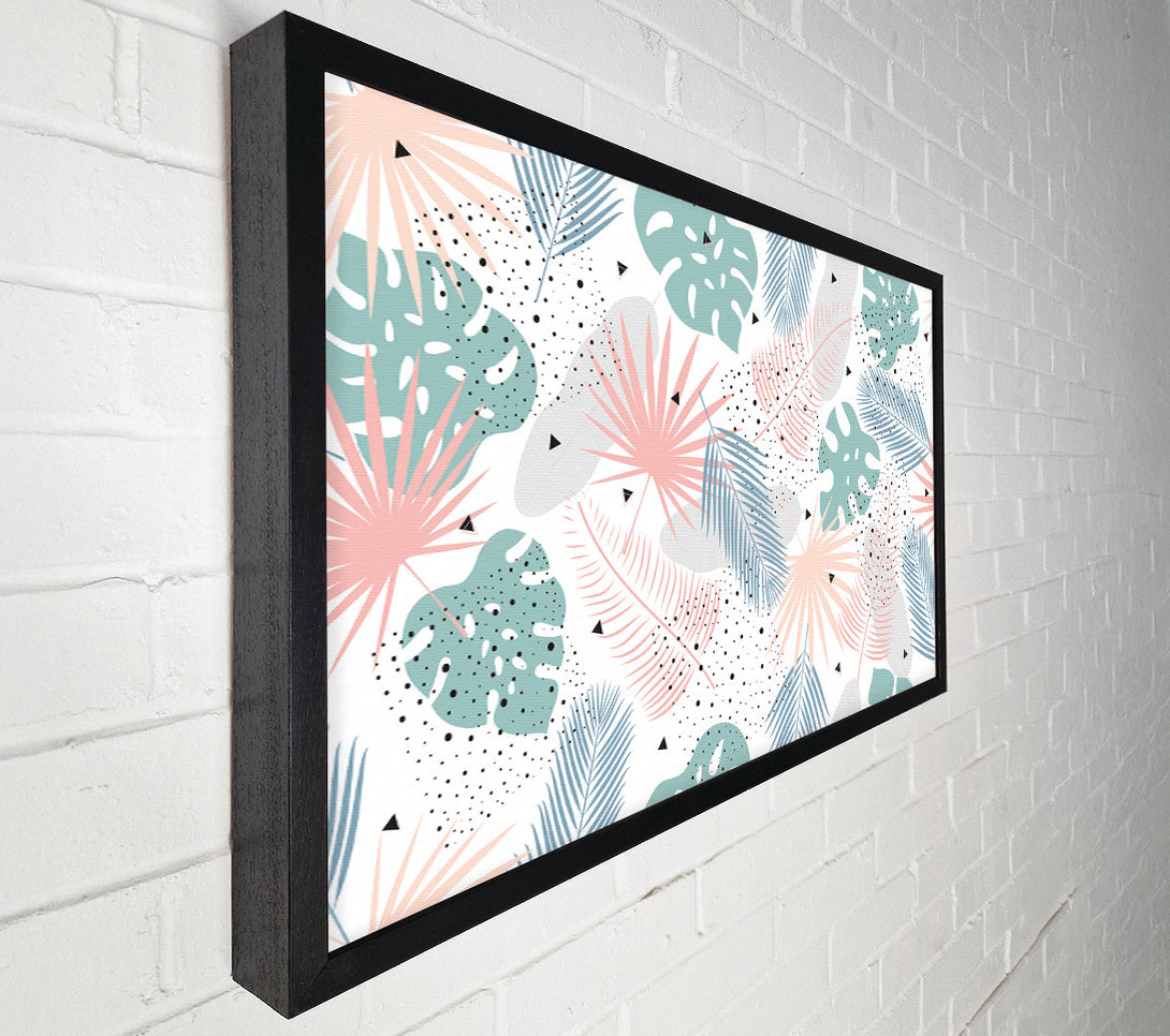  A Canvas Print of The Modern Cheese Plant Pattern Canvas Art