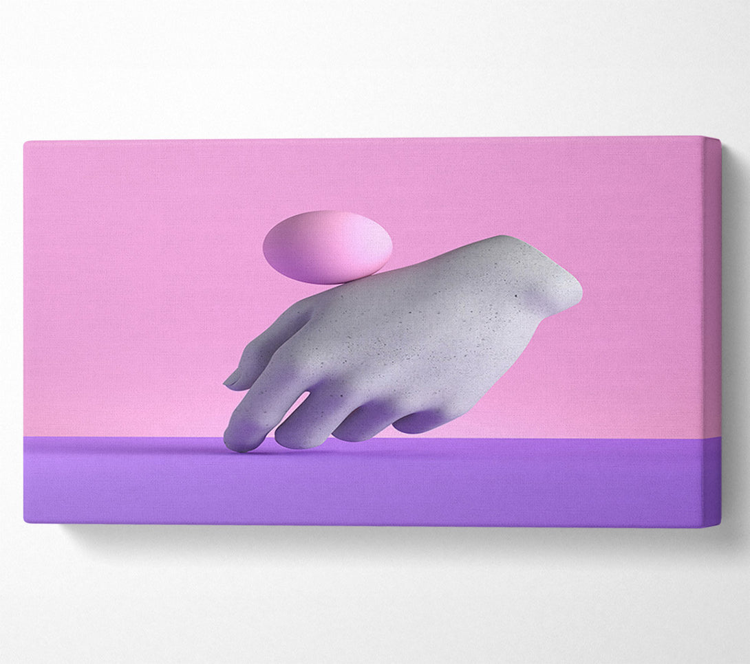  A Canvas Print of The Hand Sphere Canvas Art