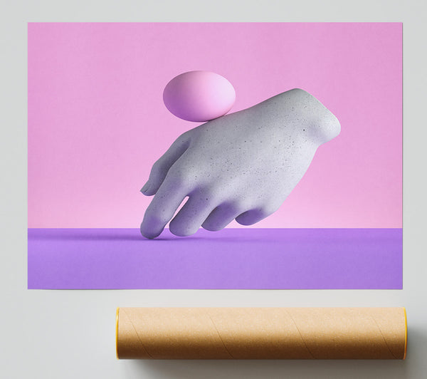 The Hand Sphere Print