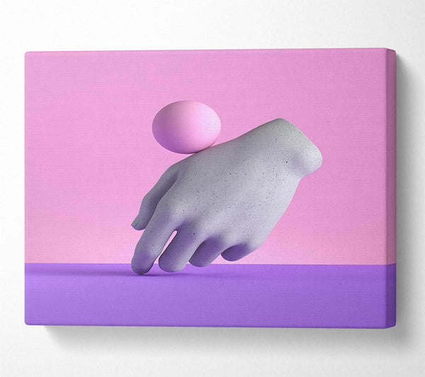  A Canvas Print of The Hand Sphere Canvas Art