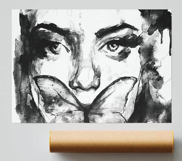 The Butterfly Mouth Print