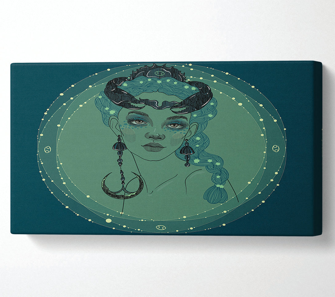  A Canvas Print of The Green Imp Canvas Art
