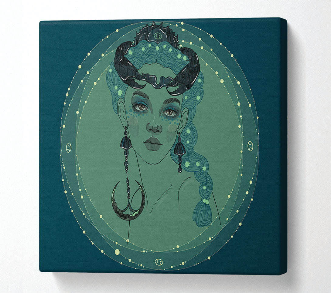  A Canvas Print of The Green Imp Canvas Art