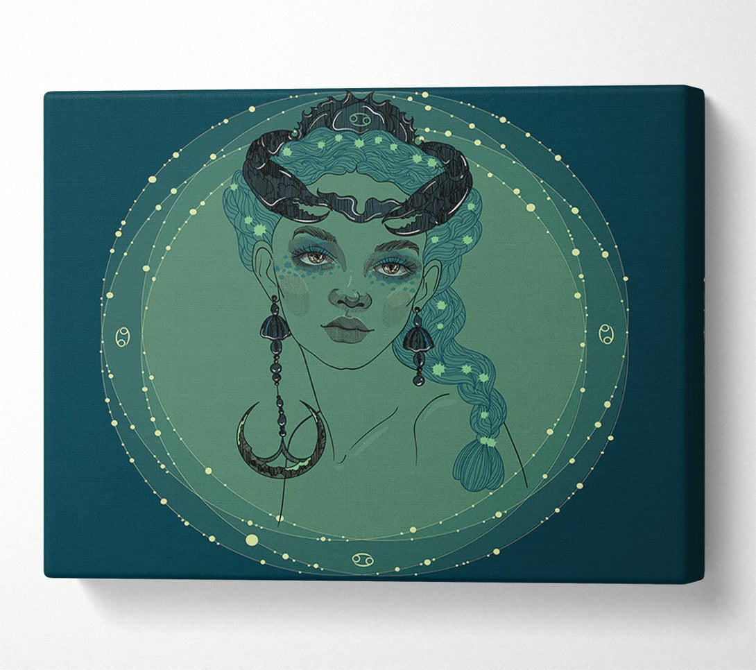  A Canvas Print of The Green Imp Canvas Art