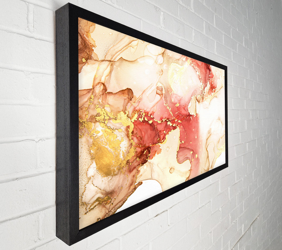  A Canvas Print of The Pink Glitter Wave Canvas Print