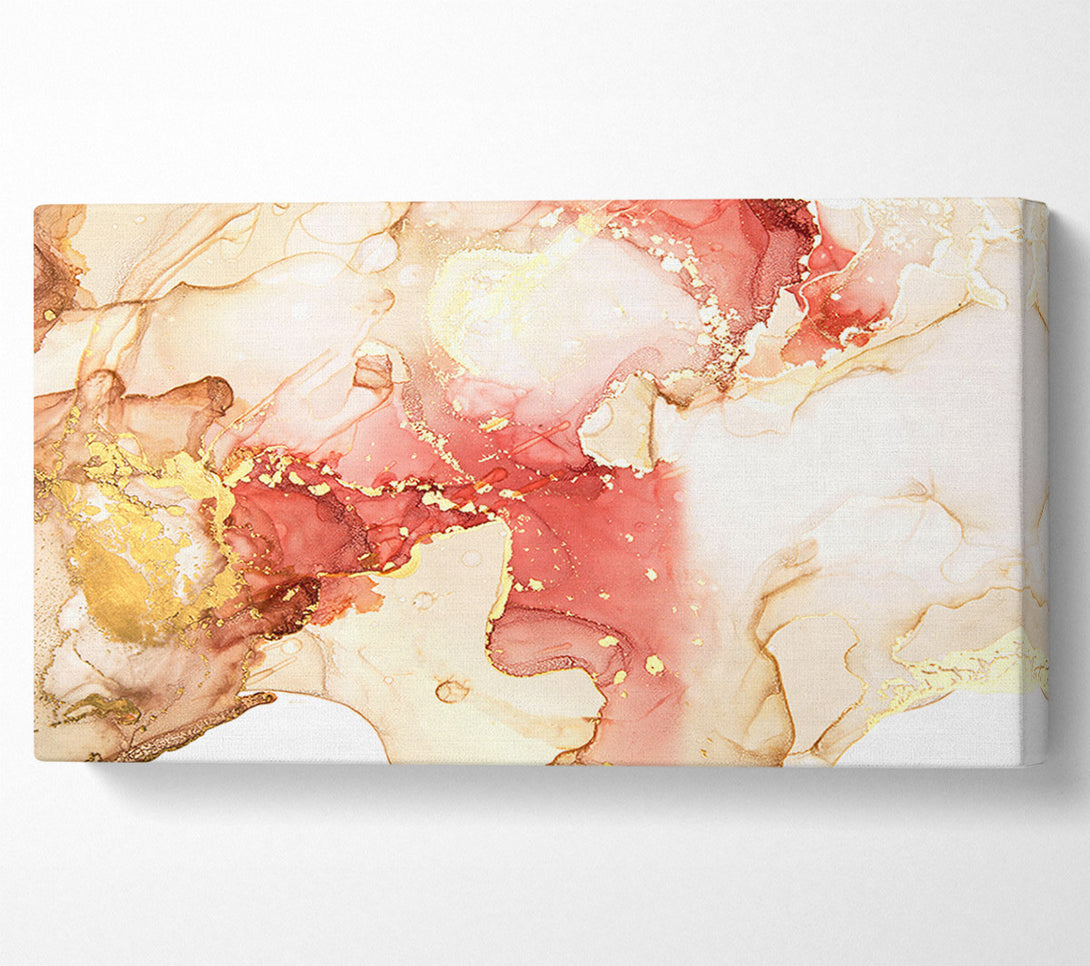  A Canvas Print of The Pink Glitter Wave Canvas Print