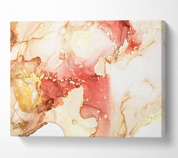  A Canvas Print of The Pink Glitter Wave Canvas Print