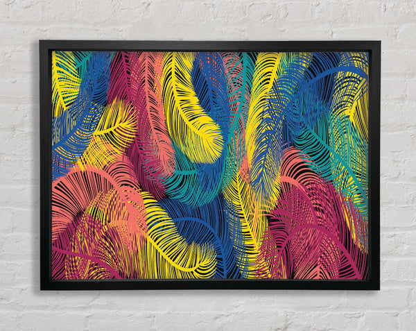The Feathers Of Time Framed Print