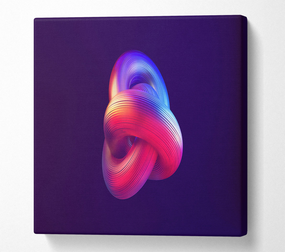  A Canvas Print of The Twisted Tube Canvas Wall Art