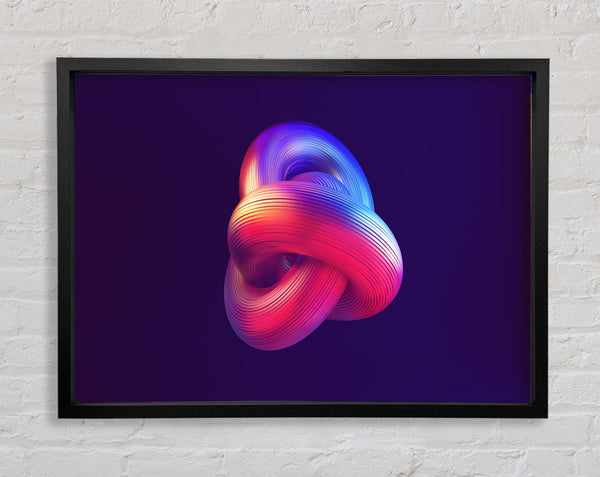 The Twisted Tube Framed Print