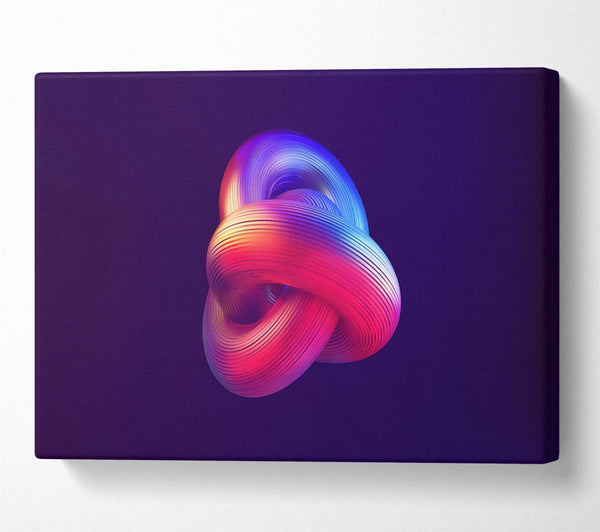  A Canvas Print of The Twisted Tube Canvas Wall Art