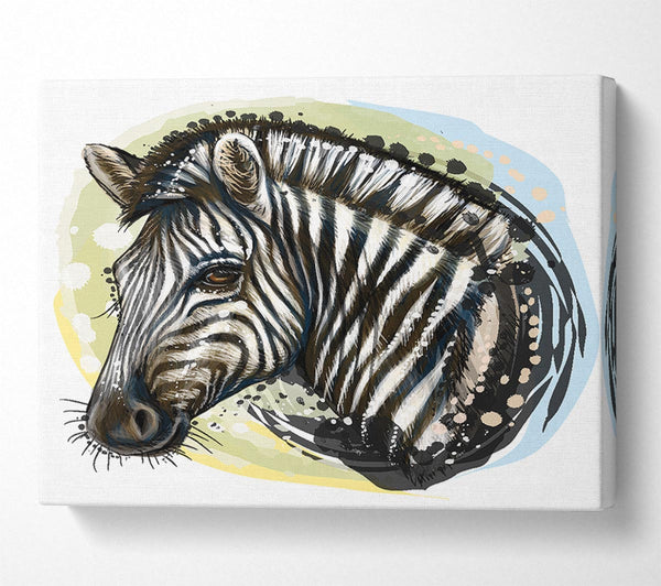 Watercolour Zebra Look