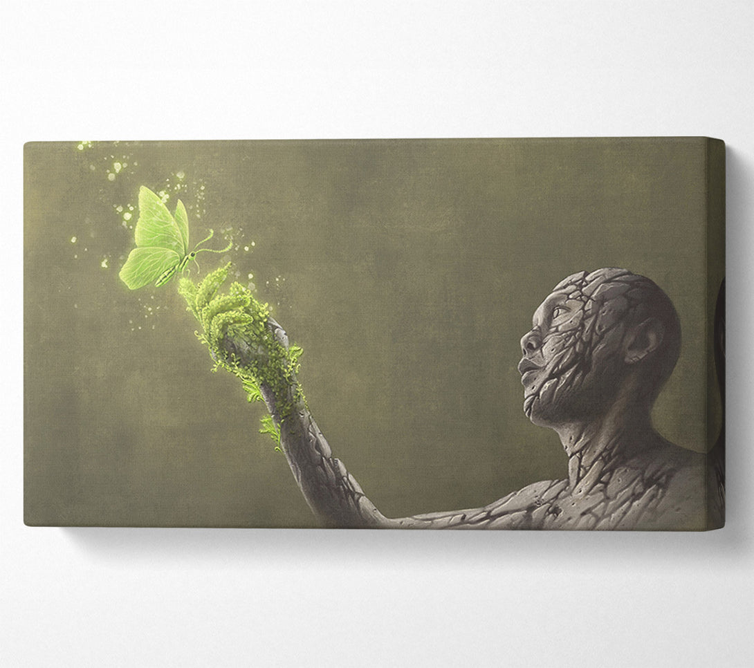  A Canvas Print of The Plant Butterfly Canvas Wall Art