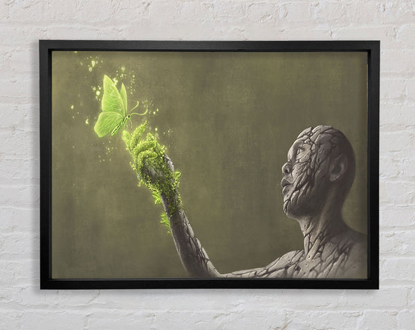 The Plant Butterfly Framed Print