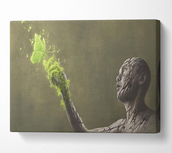 A Canvas Print of The Plant Butterfly Canvas Wall Art