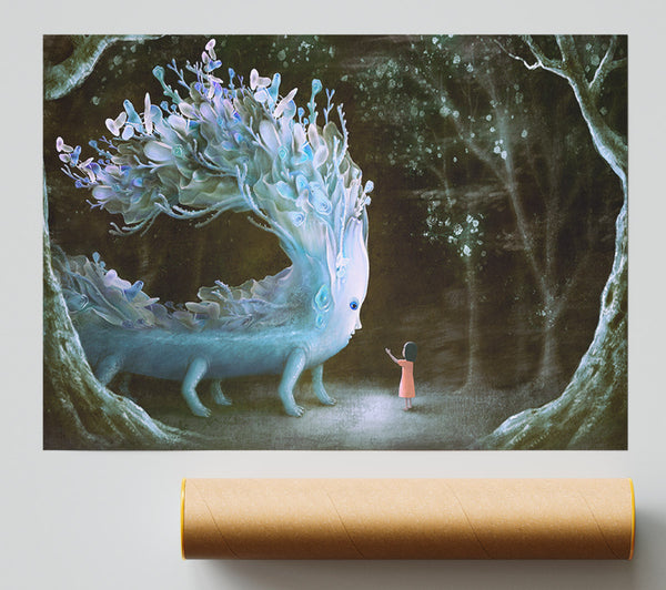 The Weird Mushroom Character Poster