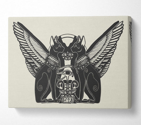 The Cat Gods Canvas Wall Art