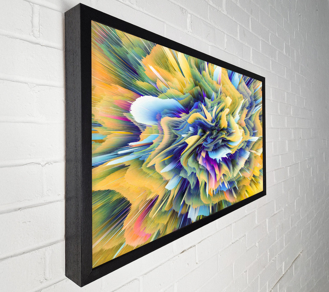 A Canvas Print of Ribbon Swirl Waves Canvas Print