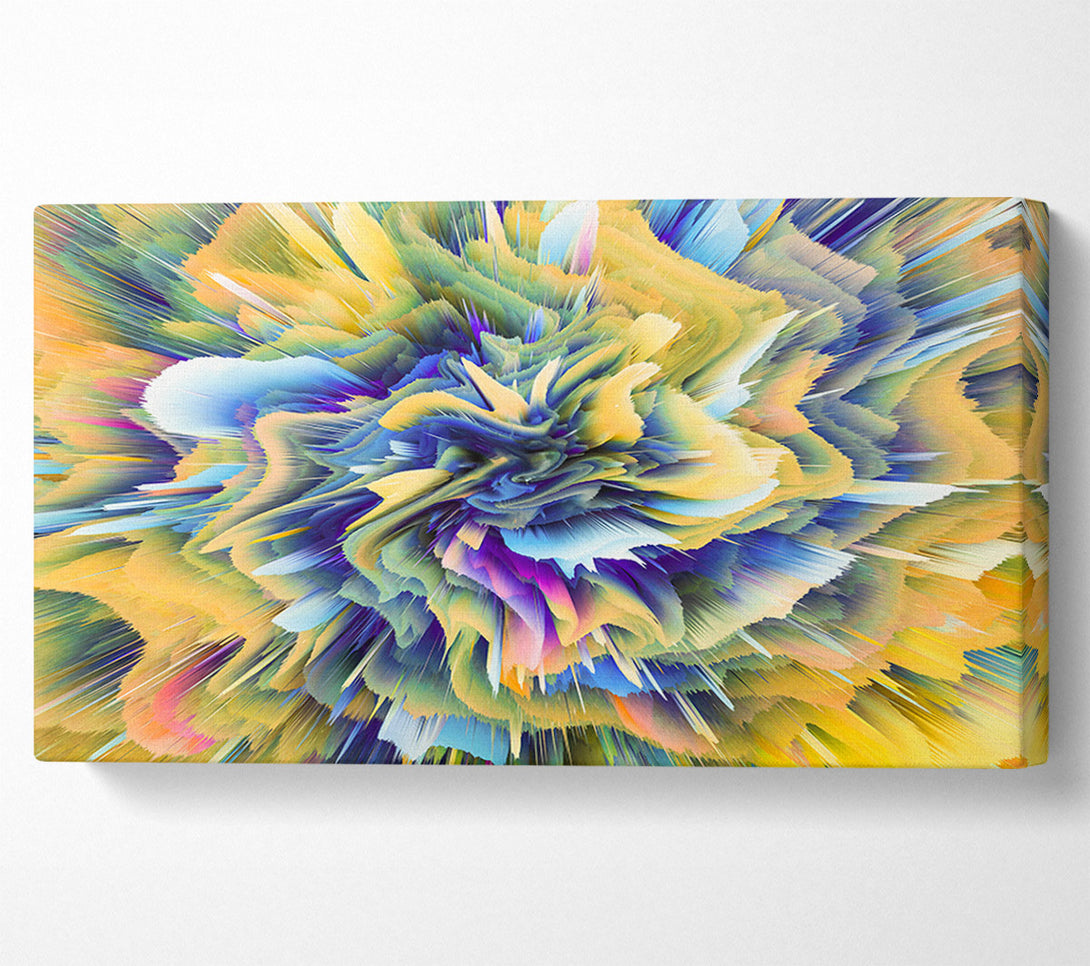  A Canvas Print of Ribbon Swirl Waves Canvas Print