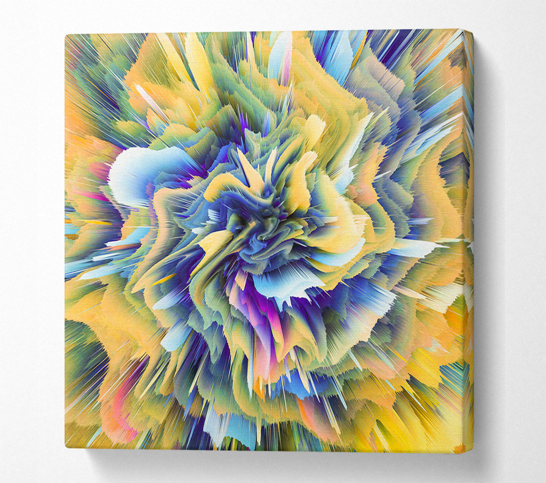  A Canvas Print of Ribbon Swirl Waves Canvas Print