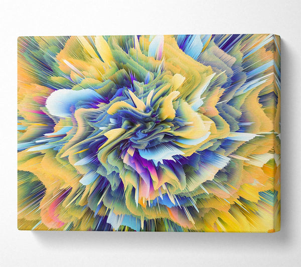  A Canvas Print of Ribbon Swirl Waves Canvas Print
